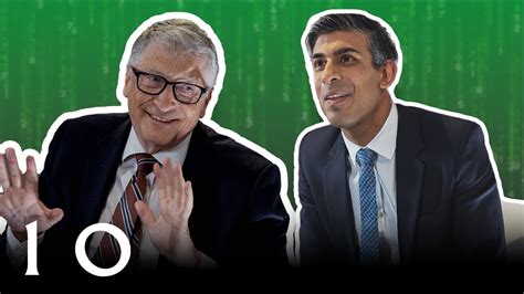 Rishi Sunak And Bill Gates Answer Questions From Ai Youtube