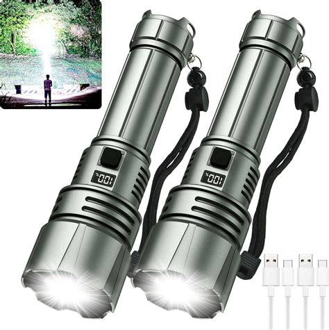 Bailinghai Rechargeable Flashlights High Lumens 250000