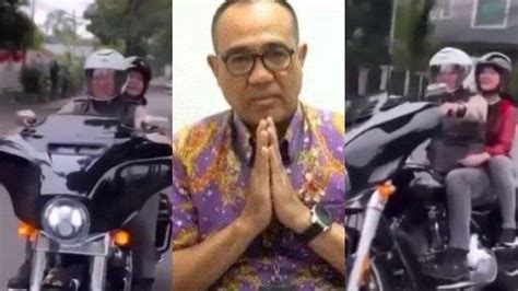 Viral Video Rafael Alun Trisambodo Naik Harley Davidson Sebelumnya Tak