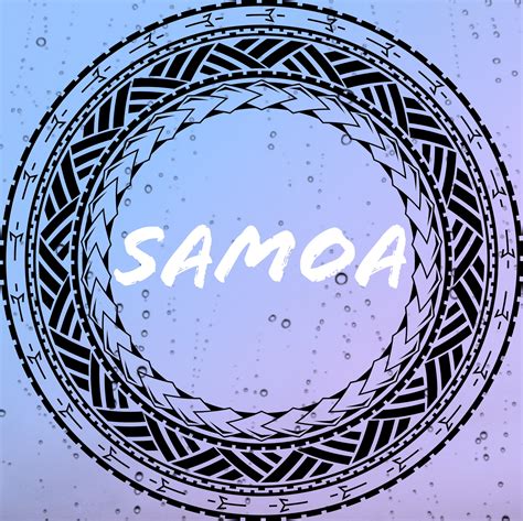 Samoan Circle Pattern Etsy