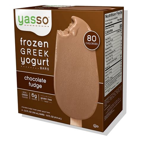 Yasso Frozen Greek Yogurt Chocolate Fudge Bars 4ct Shipt