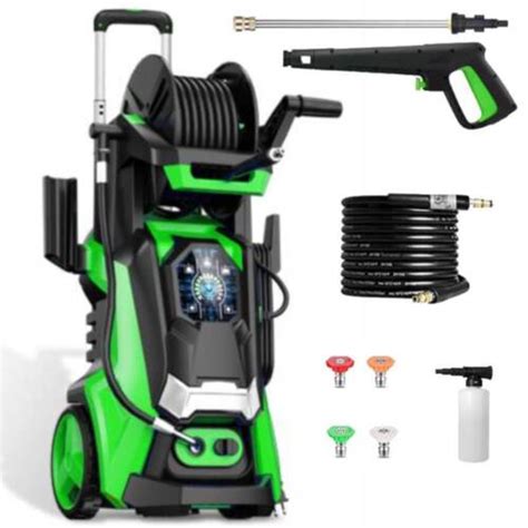 Psi Gpm Electric High Pressure Washer With Nozzles