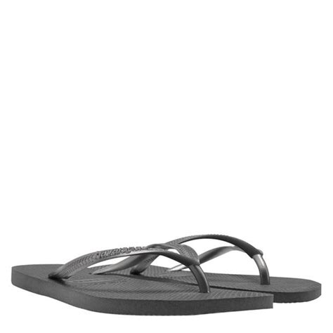 Havaianas Havaianas Slim Flip Flops Steel Grey 5178