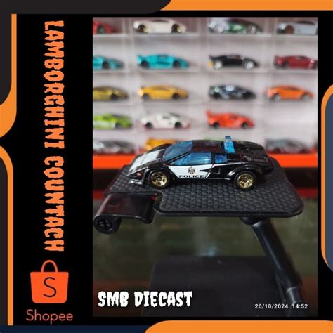 Jual HOT WHEELS LAMBORGHINI COUNTACH PACE CAR HITAM LOS REGULER Shopee Indonesia