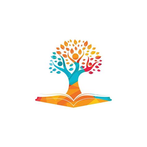 Human tree logo design. Leader education logo design. 11473420 Vector ...