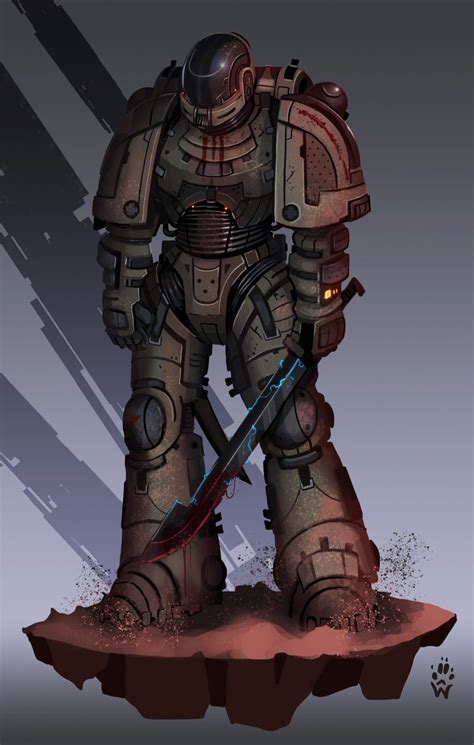 Wolfdawg Art On Twitter Space Marine Warhammer 40k Artwork Warhammer