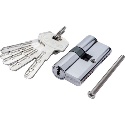 Цилиндровый механизм Fuaro 200 ZA 60 mm /25+10+25/ CP хром 5 кл. 40339 ...