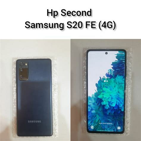 Jual Handphone Second Samsung S20 Fe 4g Harap Membaca Deskripsi Terlebih Dahulu Shopee