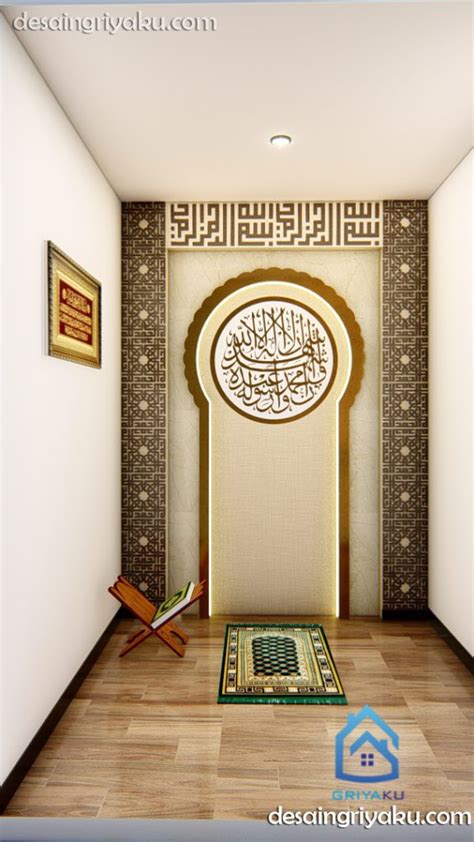 Jasa Gambar Rumah Desain Mihrab Mushola Rumah