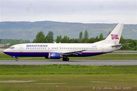 Braathens B737 405 LN BRI At ENGM OSL 05 06 2001 Boeing 73 Flickr