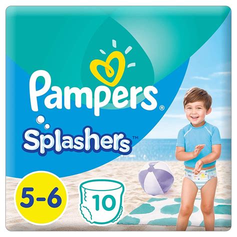 Pampers Splashers Pants, Size 5-6, 10 Count | Fraldas descartáveis, Fraldas, Fralda piscina