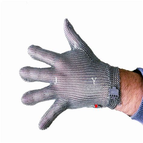 Cut Resistant Gloves Butcher Food Grade Guantes Stainless Steel Metal