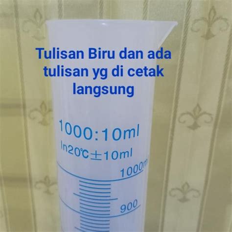 Jual Gelas Takar Liter Atau Tabung Ukur Ml Liter Dlw L Best