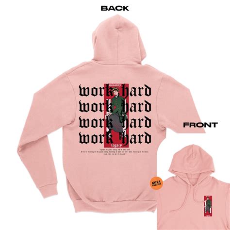 Jual Kotasweater Hoodie Jumper Hoodie Work Hard Legacy Sablon Depan Belakang Size M Xxl Pria