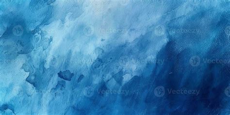 Ai Generative Blue Color Abstract Painting Background Or Texture