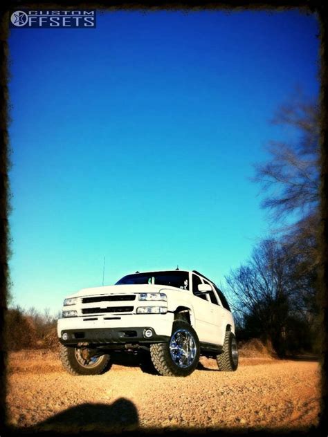 2004 Chevrolet Tahoe With 20x12 44 Fuel Hostage And 33 12 5r20 Toyo Tires Open Country M T And