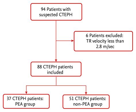 Flow Diagram Of Patient Selection Cteph Chronic Thromboembolic