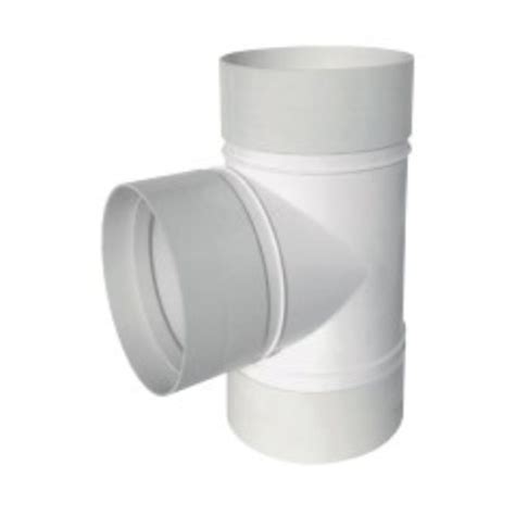 Culotte Y FFF Ø125 pour tube Ventilation Rond Ø125 Blanc First Plast