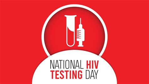 National Hiv Testing Day Observed Every Year In June Template For