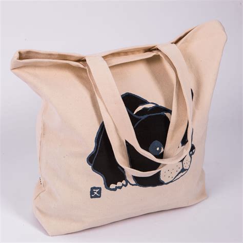 100% Calico Cotton Canvas Grocery Tote Bags