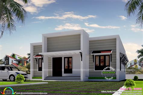 Cost ₹18 Lakhs small simple modern house - Kerala home design and floor ...