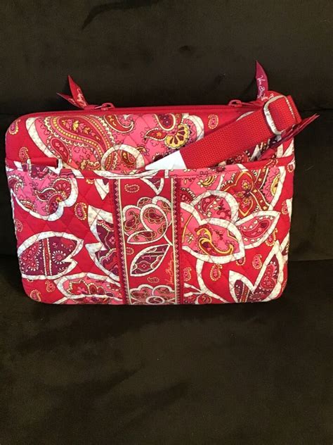 Vera Bradley Mini Laptop Case Hard Sided Rosy Posies Nwt Ebay