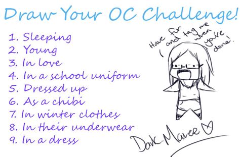 Draw Your Oc Challenge By Dark Maree On Deviantart