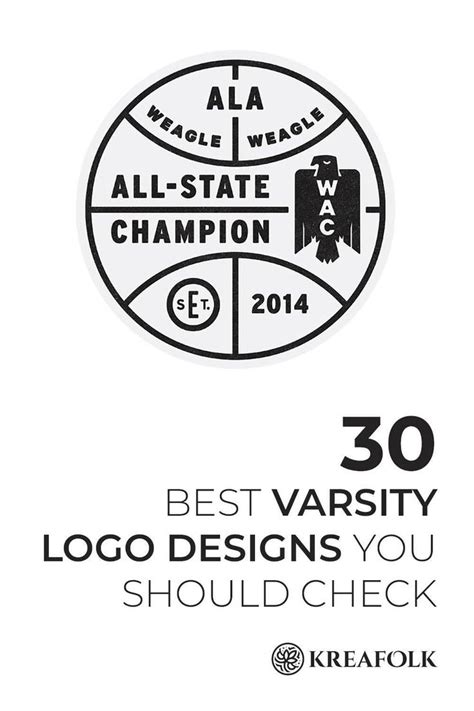 an advertisement for the best varsity logo designs you should check in ...