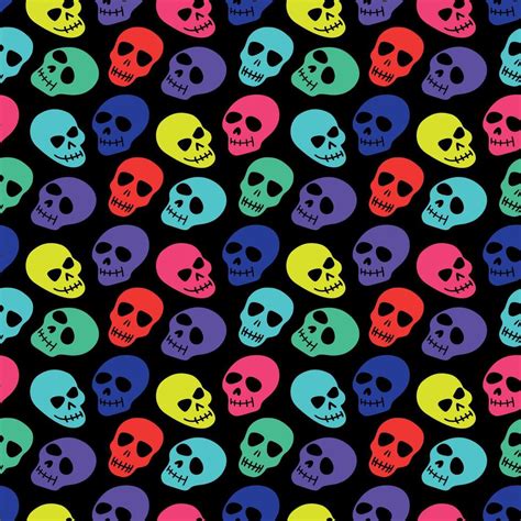 The pattern of the colorful skull 9294170 Vector Art at Vecteezy