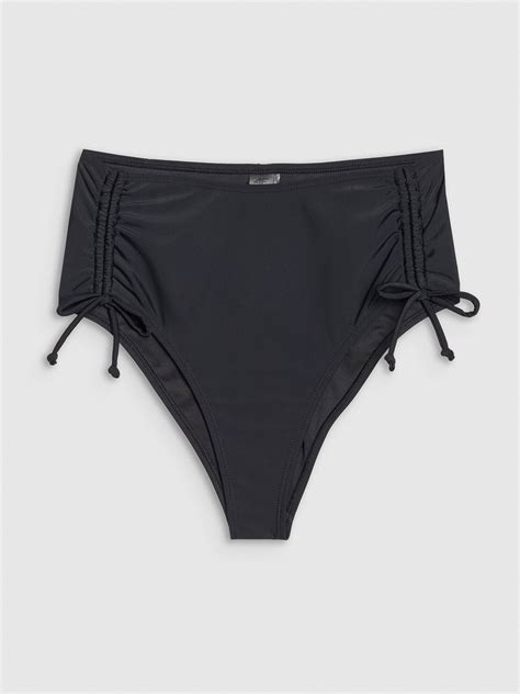 Dół od bikini damski czarny F sportowa odzież i obuwie