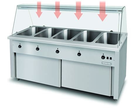 Bain Marie 6 Bacs GN1 1 Royal Grill Equipements