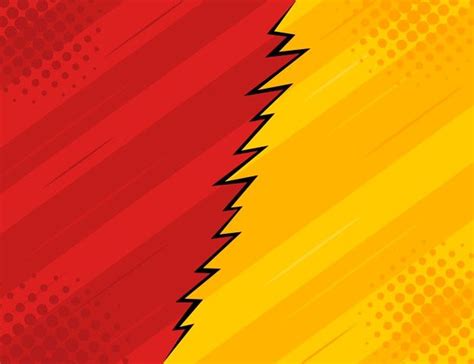 Premium Vector Red And Yellow Retro Vintage Style Background With