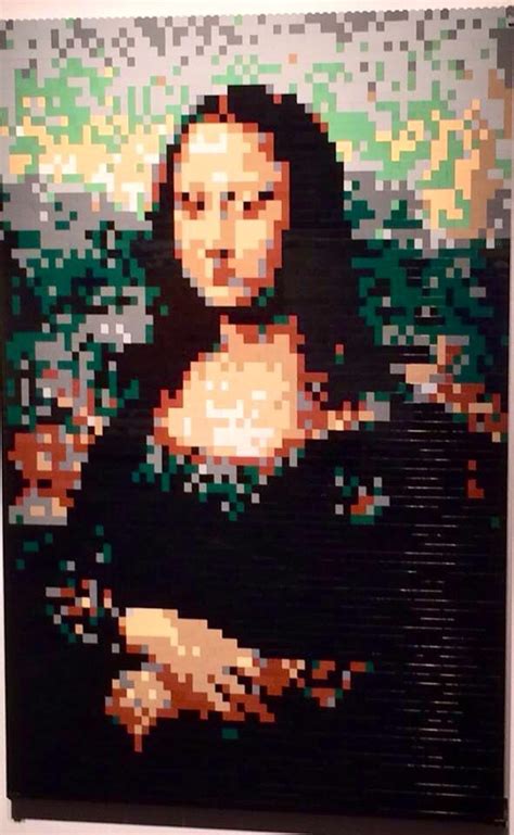 The Mona Lisa Made Entirely Out Of Legos By Nathan Sawaya Artwork