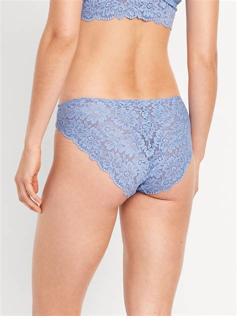 Mid Rise Lace Bikini Underwear Old Navy