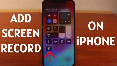 How To Add Screen Record On Iphone Youtube