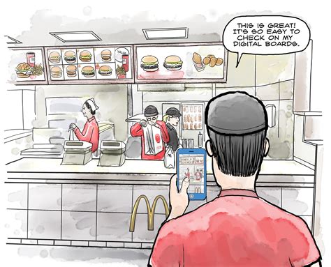 The Dancing Moose: On the Drawing board: McDonald's Illustrations