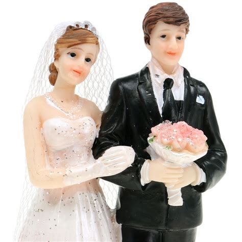 Floristik24 fr Couple de mariée figurine de mariage 10cm 521011 010 154