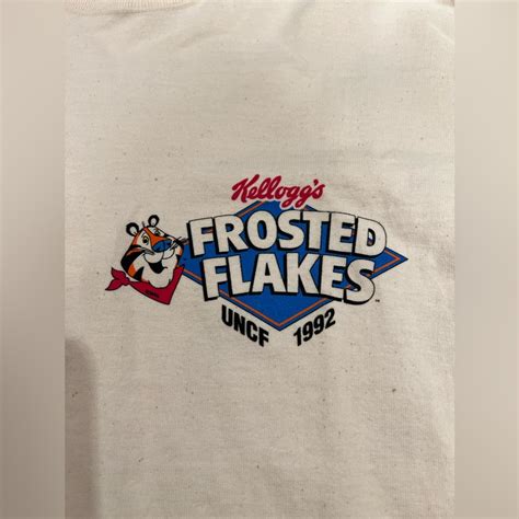 Vintage 1992 Kelloggs Frosted Flakes Long Sleeve Shi Gem