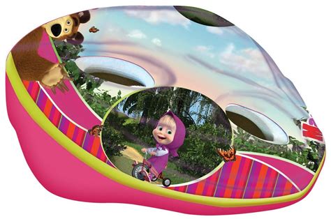 DISNEY Masha Wielokolorowy Dla Dzieci Rozmiar 52 56 Kask Rowerowy