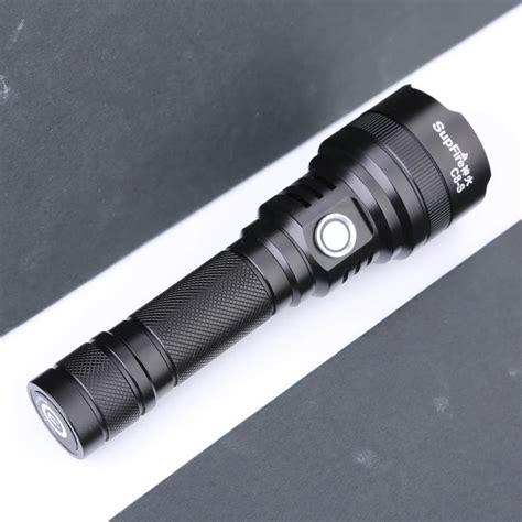 Review Super Powerful Led Flashlight SupFire C8 S Torch 2500LM USB