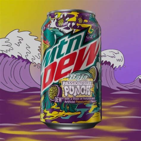 Mountain Dew Baja Passionfruit Punch Njm Trading