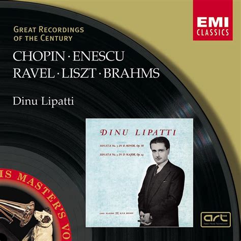 Dinu Lipatti Piano Fr D Ric Chopin Franz Liszt Maurice Ravel