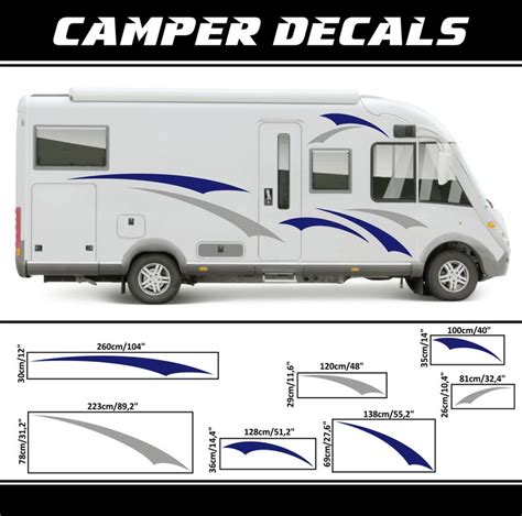 Rv Decals Rv Graphic Decals Stickers Campervan Motorhome Etsy