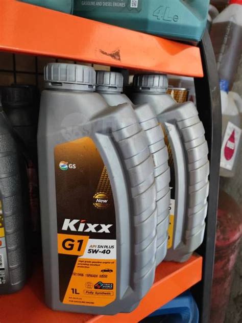 Масло моторное Kixx G1 5w-40 API SN PLUS 1 л, 1,00 л. SN, бензин, 4 ...