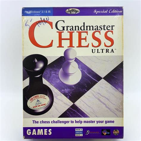 Grandmaster Chess Ultra Special Edition PC CD-ROM Windows 3.1 95 Sealed ...