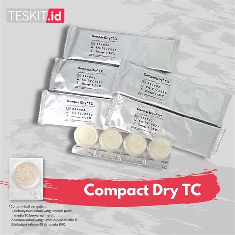 Jual Nissui Compact Dry Tc Isi Pack Total Viable Count Shopee