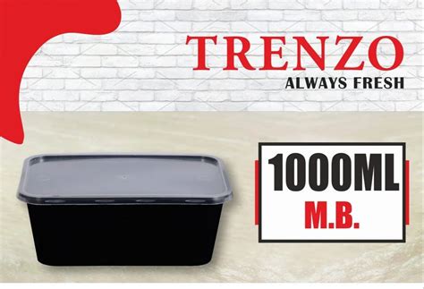 Ml Black Plastic Food Container Type Non Disposable At Rs