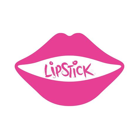 Lipstick Logo Icon Design Template Stock Vector - Illustration of sign ...