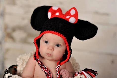 Вяжем детские шапочки - Микки и Минни Маус. Обсуждение на LiveInternet ...