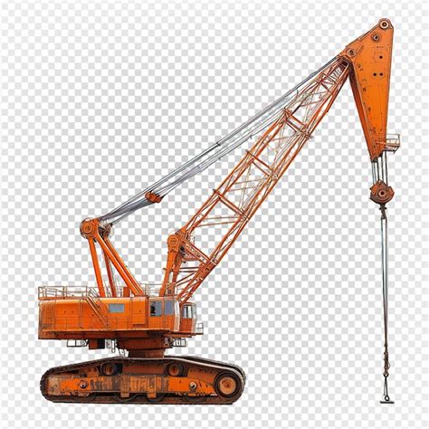 Premium Psd Crane Isolated On Transparent Background Generative Ai